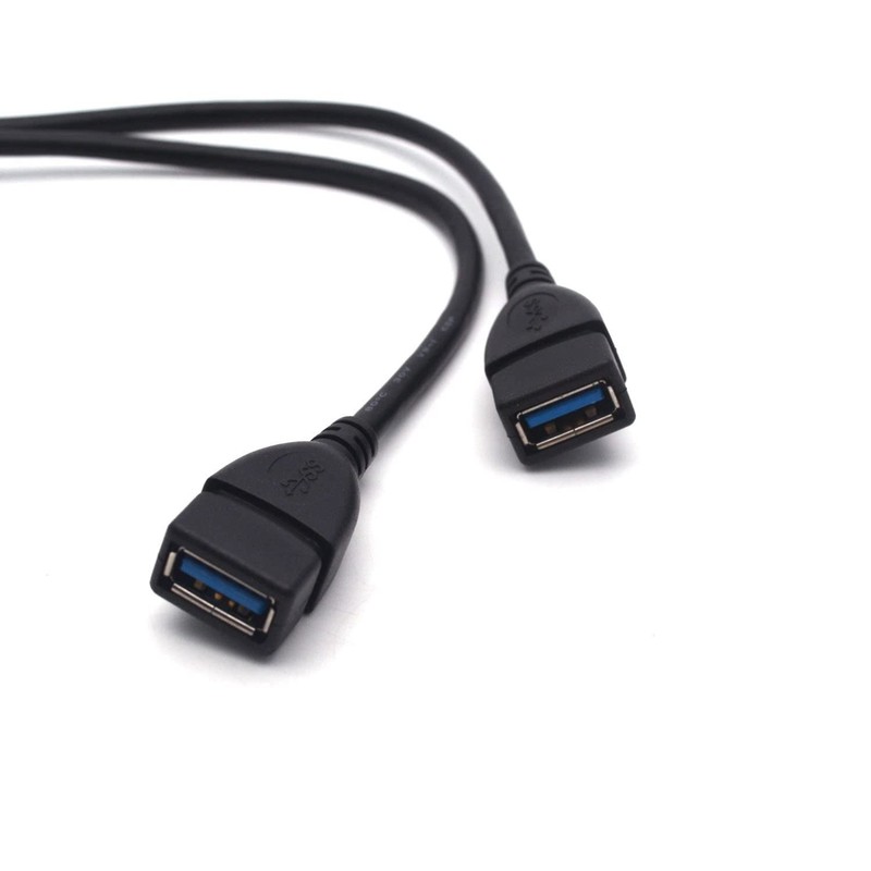 USB 3.0 Type A 90 Degree Male to Straight Female Data Converter Adapter Cable... gallery