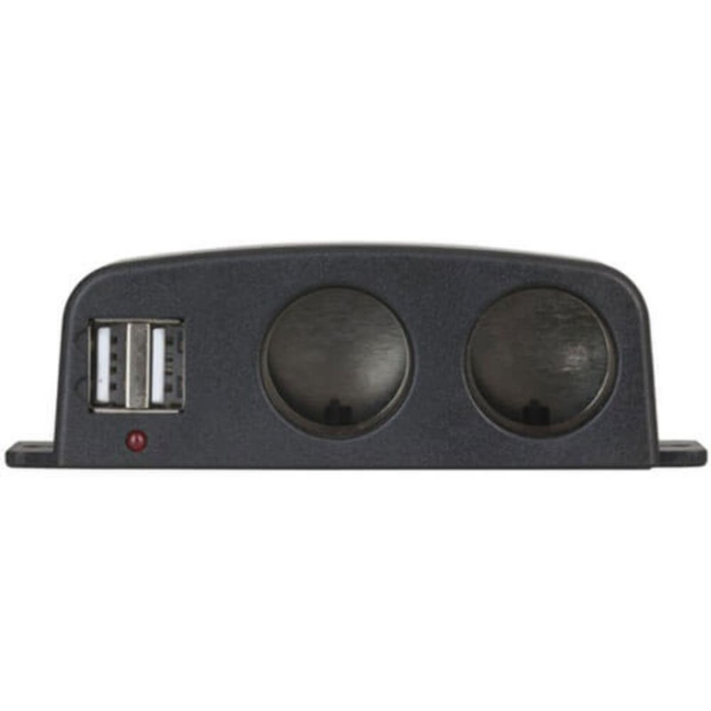 2 Way Splitter Cigarette Adaptor With Usb Ports 12V High Safety Protection gallery