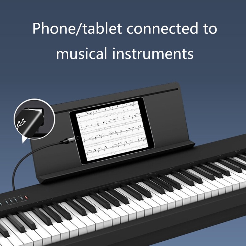 Type C Female to USB Midi- Male Adapter for Tablet Electronic Instrument Convert gallery