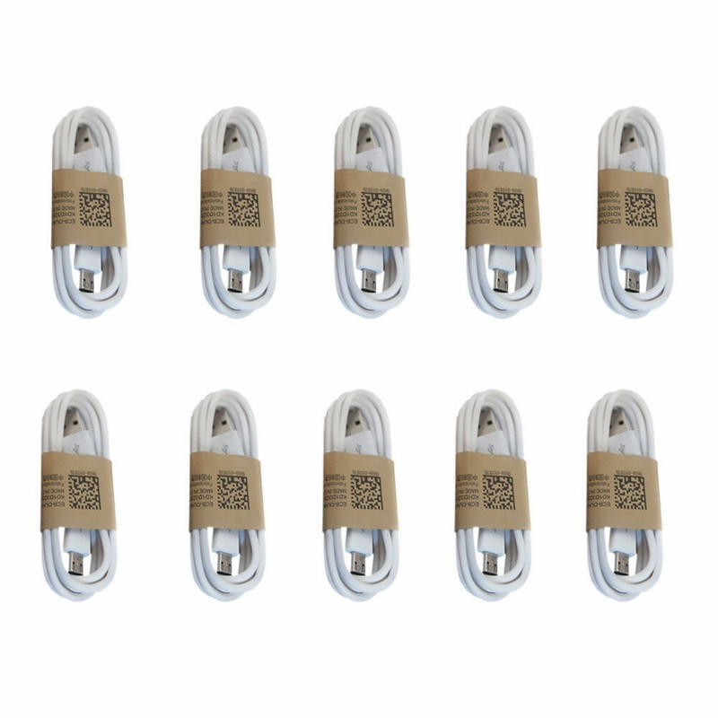 Wholesale Lot Of Micro USB Cable Charger Cord To Charge Samsung Galaxy White US gallery
