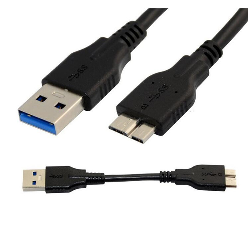 USB 3.0 Sync Charge Cable Type A Male To USB 3.0 Micro B Male Cable 10cm