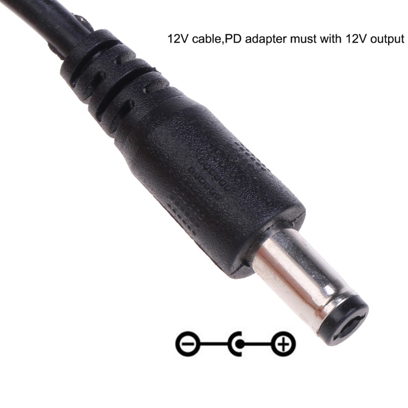 Adapter Cable 12V Power USB And Type C Input With Interchangeable Adapter Tip gallery