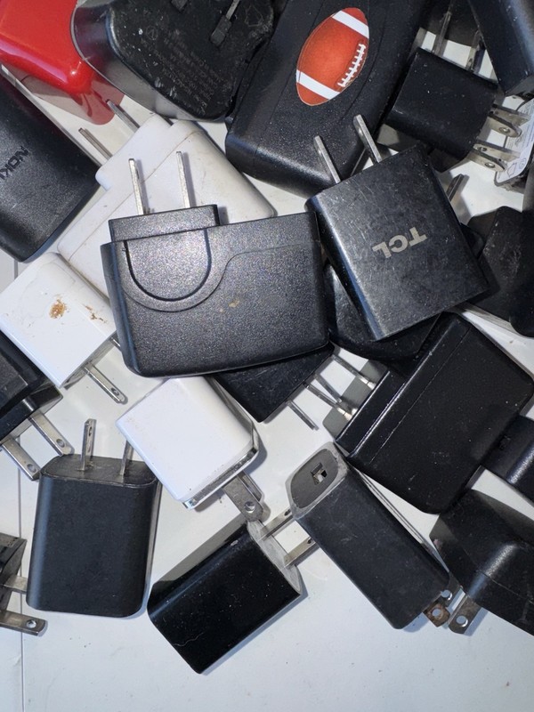 Lot of 55 USB Wall & Car Chargers – Mixed Brands – Untested – AS-IS gallery