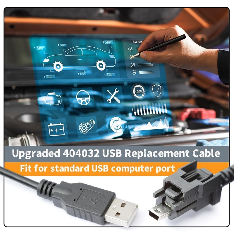 404032 USB Cable Replacement for Nexiq USB Link 2 3 for Cummins Inline 7, Fit fo gallery