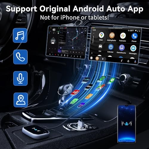 VNILRGLE WIRELESS ANDROID AUTO/WIRELESS CARPLAY ADAPTER TOUCHSCREEN - SILVER gallery