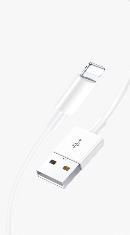 For iPhone 13 12 XR 8 6s SE USB Fast Charger&Data Sync Cable Cord 3FT White gallery