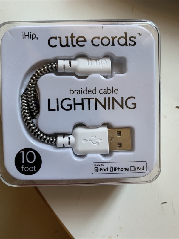 Cute Cords AUXILARY Braided Audio Cable 10 foot