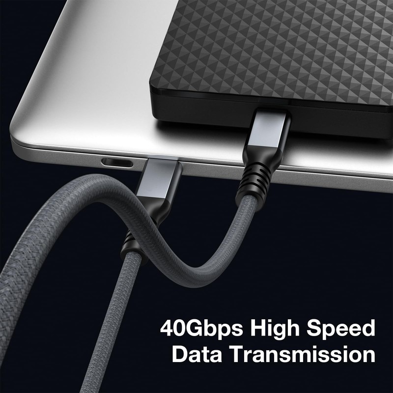 USB Thunderbolt Cable 1ft 2Pack, 12inch Short USB 4 Cable for Thunderbolt 4 4... gallery