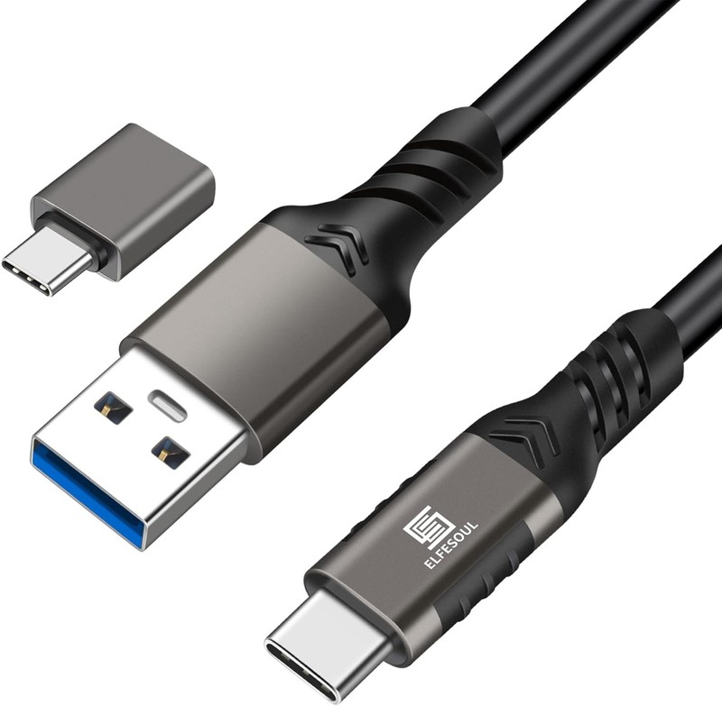 USB C Cable 6.6ft, USB-A to USB-C Cable USB 3.1 USB 3.2 Gen2 10Gbps Data Charger