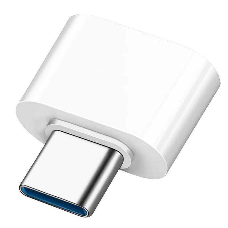 USB 3.0 FEMALE TO TYPE C MALE OTG ADAPTER FOR LAPTOP SMARTPHONE WHITE gallery