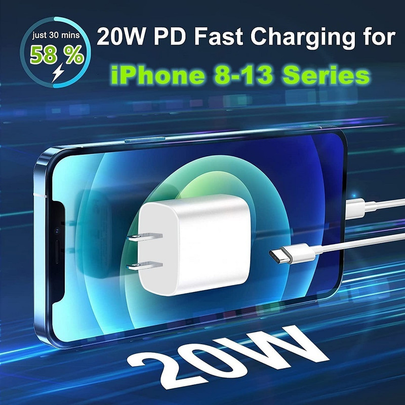 Wholesale 20W Type USB-C Fast Charger Adapter For iPhone 16 15 14 13 12 11ProMax gallery