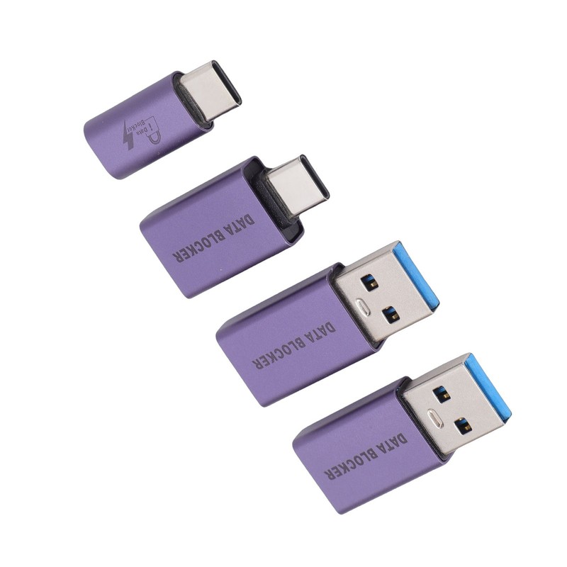Data Blocker USB A Male To USB C Female Defender Refuse Hacking For Any USB gallery