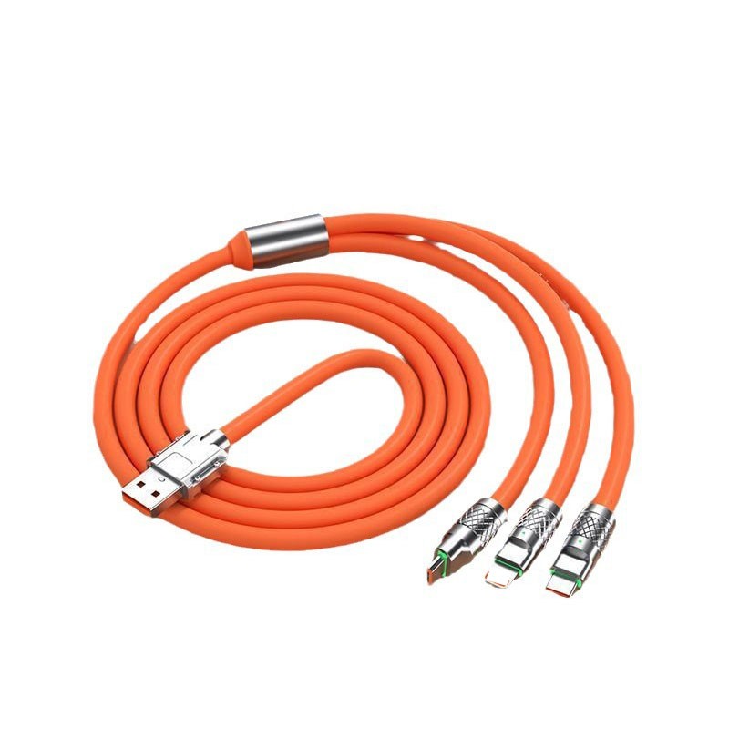 USB 3in1 Multi Fast Charger Charging Cable Cord For Type C Android Micro iPhone