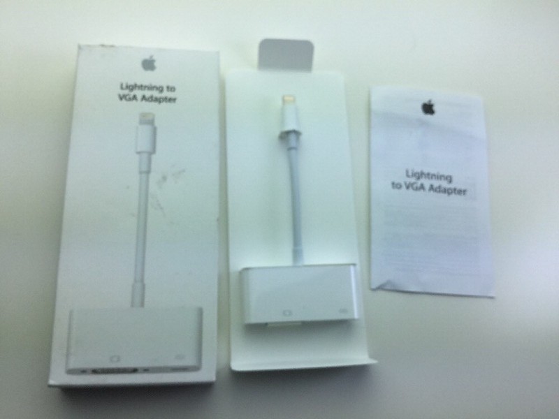 New Genuine OEM Apple A1439 Lightning to VGA Adapter MD825ZM/A gallery