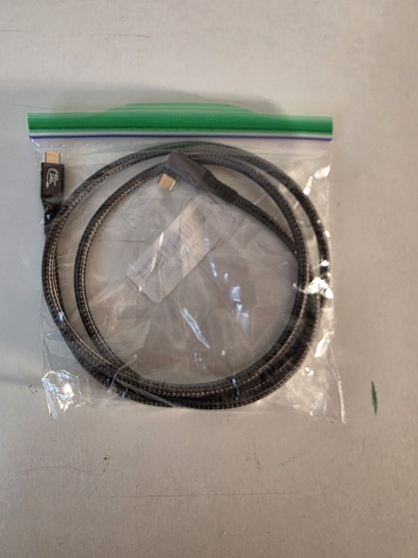 Leirui Type C to C 4ft Charging Cord. Black