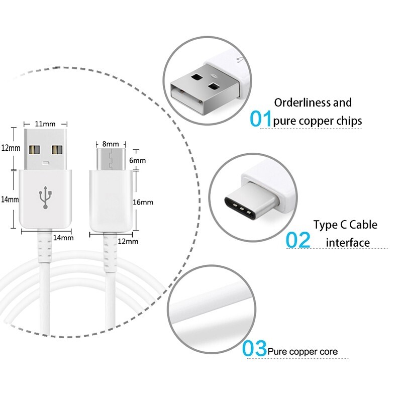 Original USB Type-C Power Charger Adapter Cable For Samsung Galaxy A8 (2018) AU gallery
