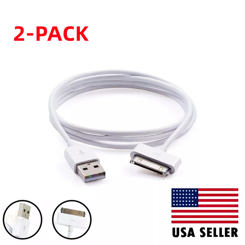 USB Data Sync Cable Cord Charger for iPhone 4 4G 4S 3GS iPod Nano Touch 4G