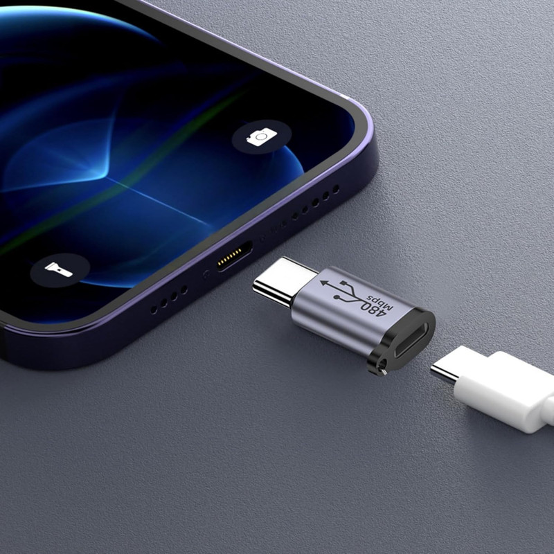 8Pack USB Adapter Kit with USB C Micro USB Mini USB Connectors for Fast Charging gallery