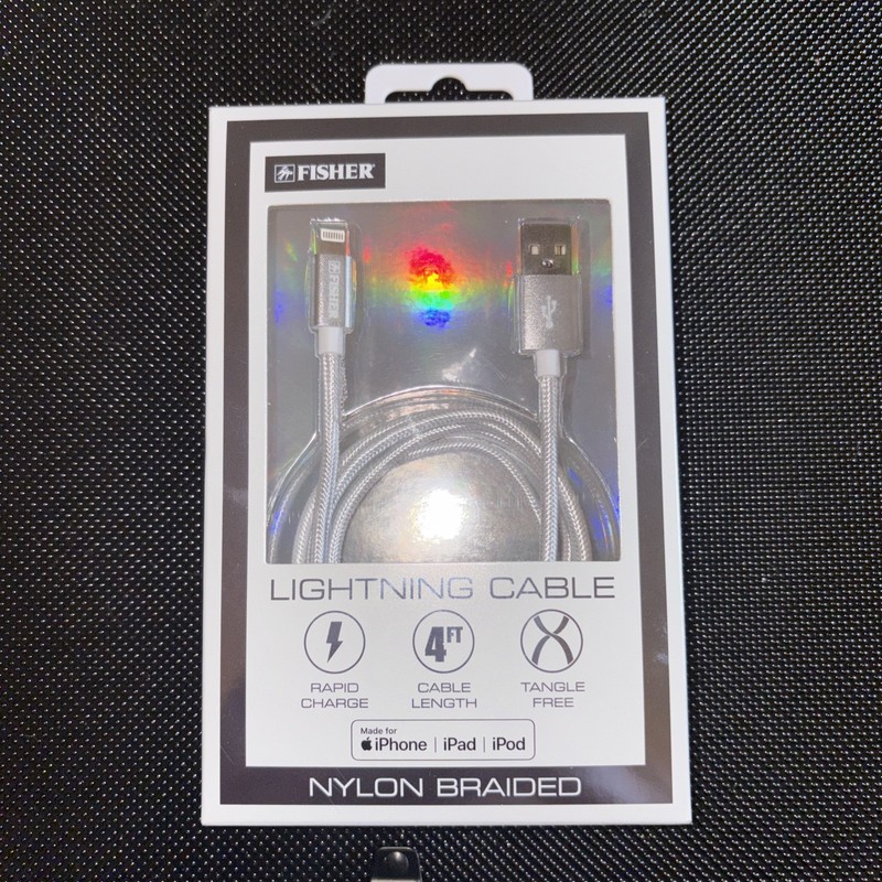 Fisher Charging Cable 4ft Made For I Pad I Phone I POD
