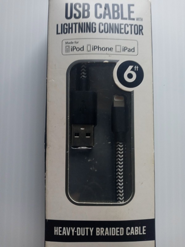USB CABLE HEAVY-DUTY BRAIDED CABLE 6 ft gallery