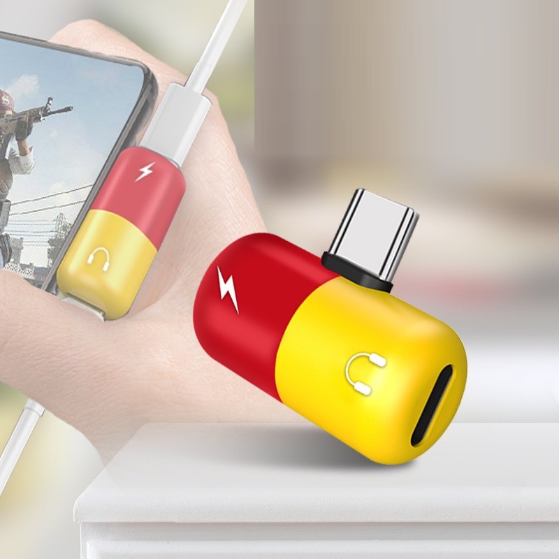 USB Type-C Splitter Audio Power Charger Adapter For Huawei Mate 20 Pro p30 New gallery