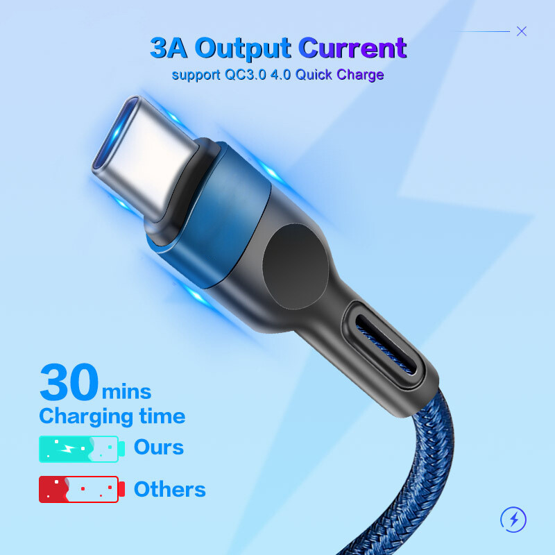 Braided USB C Type-C Fast Charging Data SYNC Charger Cable Cord 3/6/10FT LONG gallery