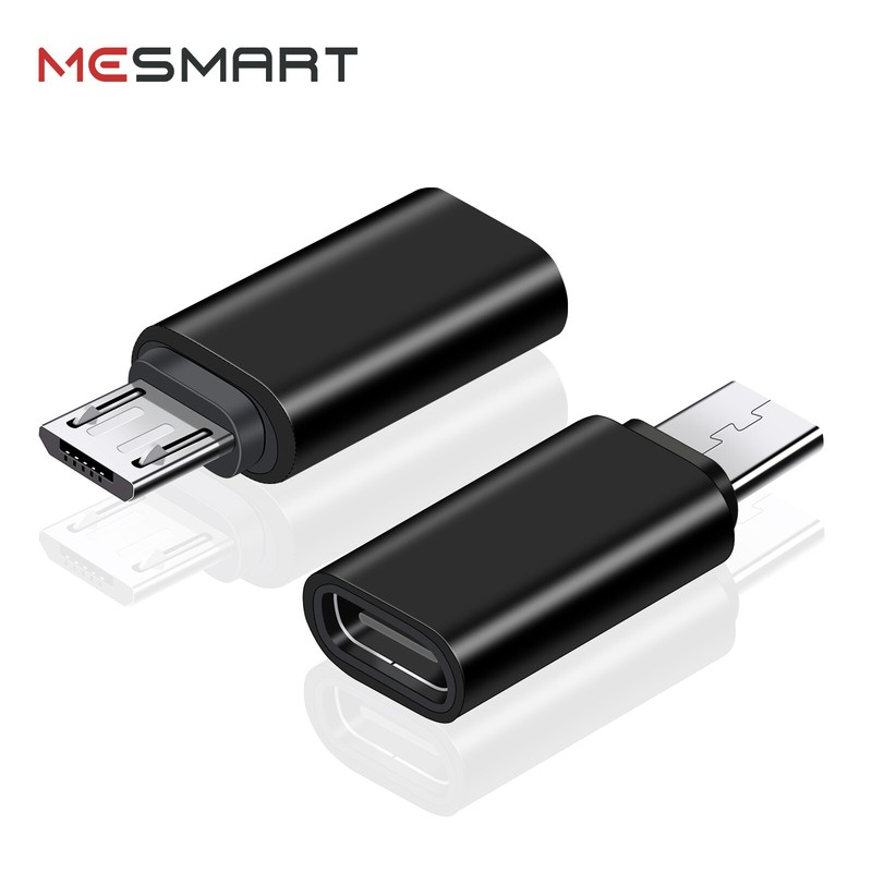 2 Pack USB 3.1 Type C Female to Micro USB Male Adapter Connector Converter USB-C