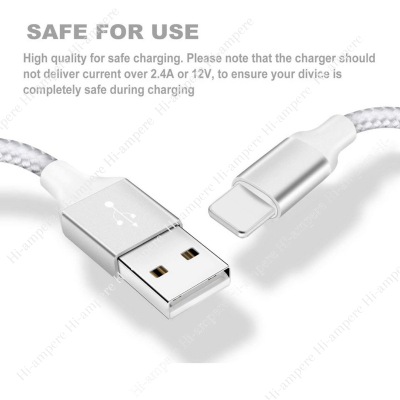 1/3-PACK USB Charging Cable Heavy Duty For iPhone 14 13 12 11 Pro XR 8 iPad Cord gallery