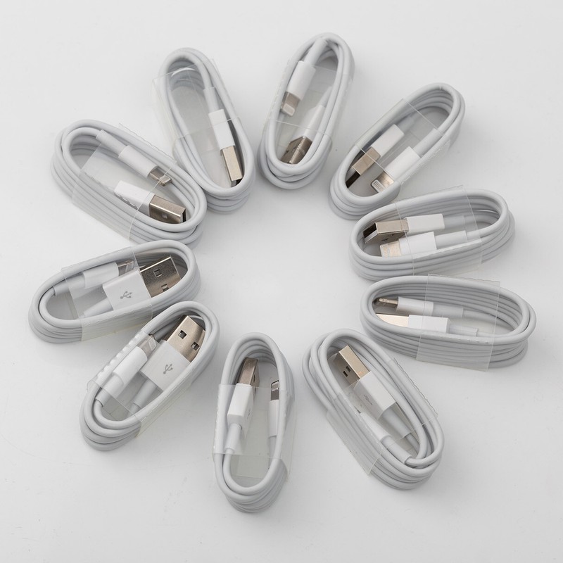 New 10 Pack OEM Fast Charger Cable Cord For iPhone 5 6 7 8 X 11 12 13 14 Pro Max gallery
