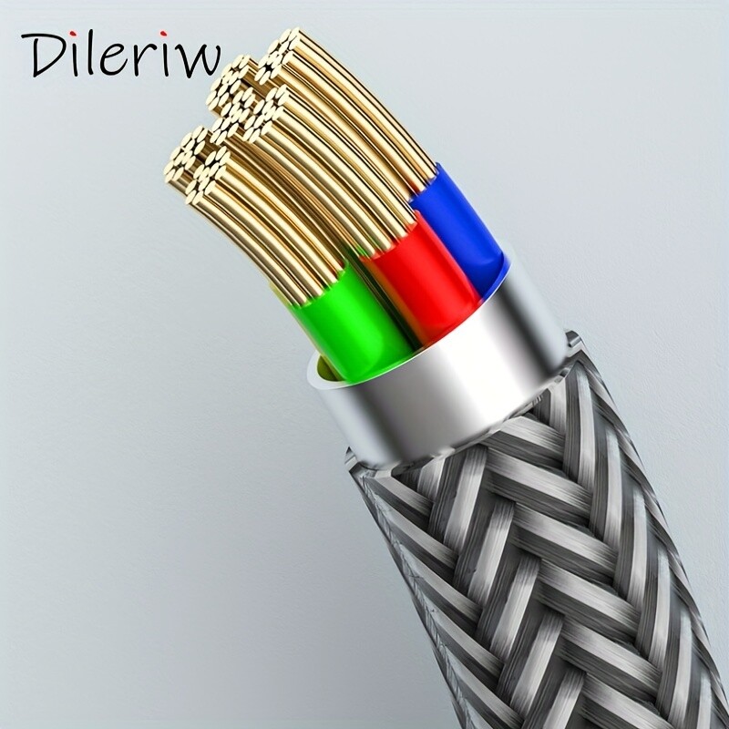 PD60W Fast Charging Data Cable Dual Head TYPE-C 3A Mobile Phone Charging Cable gallery
