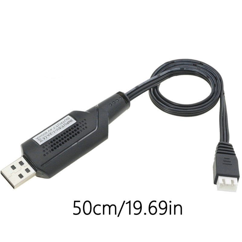 7.4V USB Charging Cable with XH3P Connectors For Remote Excavators Trucks Boats gallery