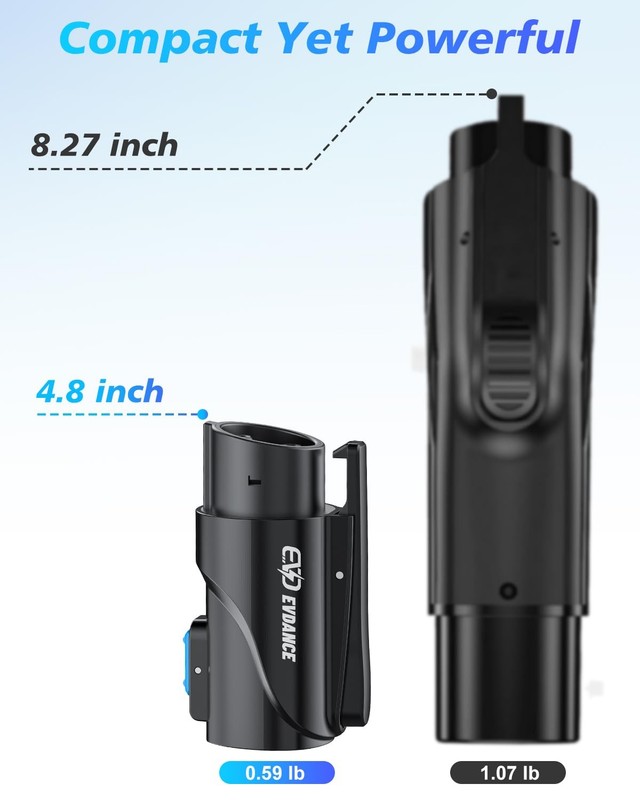 EVDANCE NACS to J1772 Adapter for Tesla Charging Portable EV Charger Accessory gallery