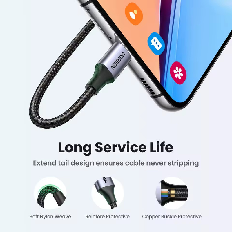 UGREEN Cable USBC to USB For Any TypeC Phone Google Phone Samsung LG Fast Charge gallery
