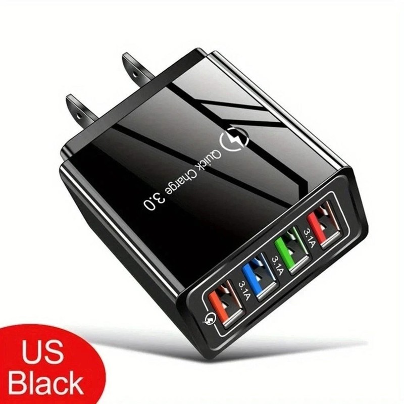Hyper Charge Pro Charger – 4-Port Quick Charge for Android iPhone Fast Charging gallery