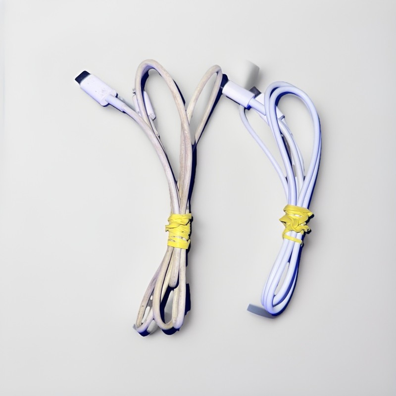 Genuine USB-C to USB-A Charging Sync Cable – White 4 Ft- 2 Pack
