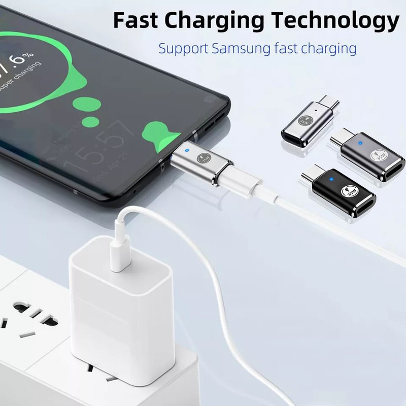 35W USB-C Male to iOS Female Adapter + lanyard For iPhone 15 Pro Max 15 Pl ~ gallery