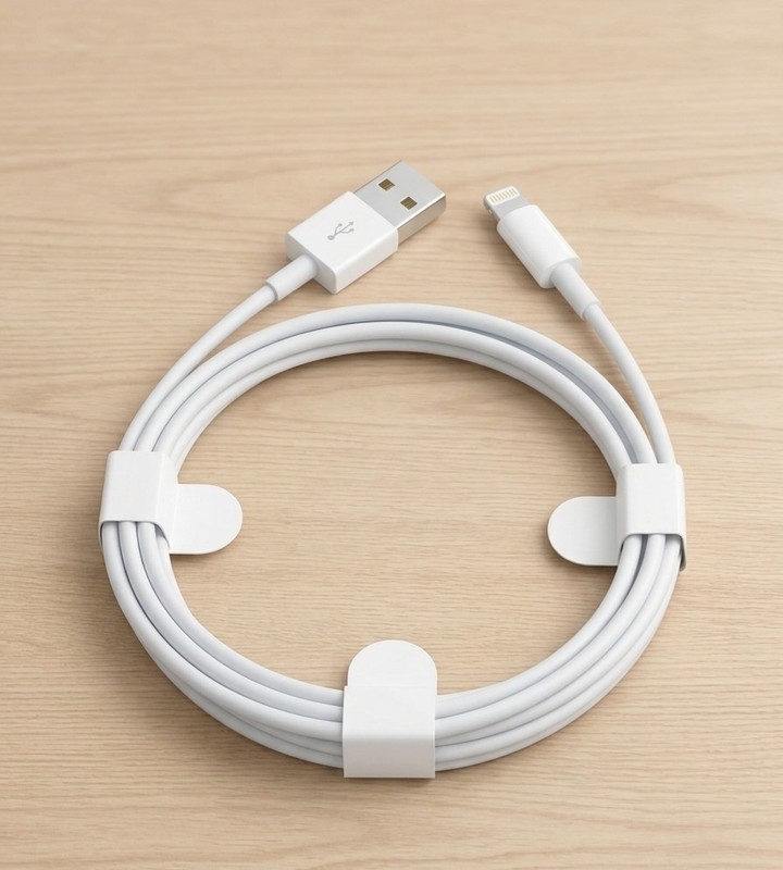 Apple 3.3 Ft (1m) Lightning to USB Cable A1480 Original Apple iPhone iPad Airpod