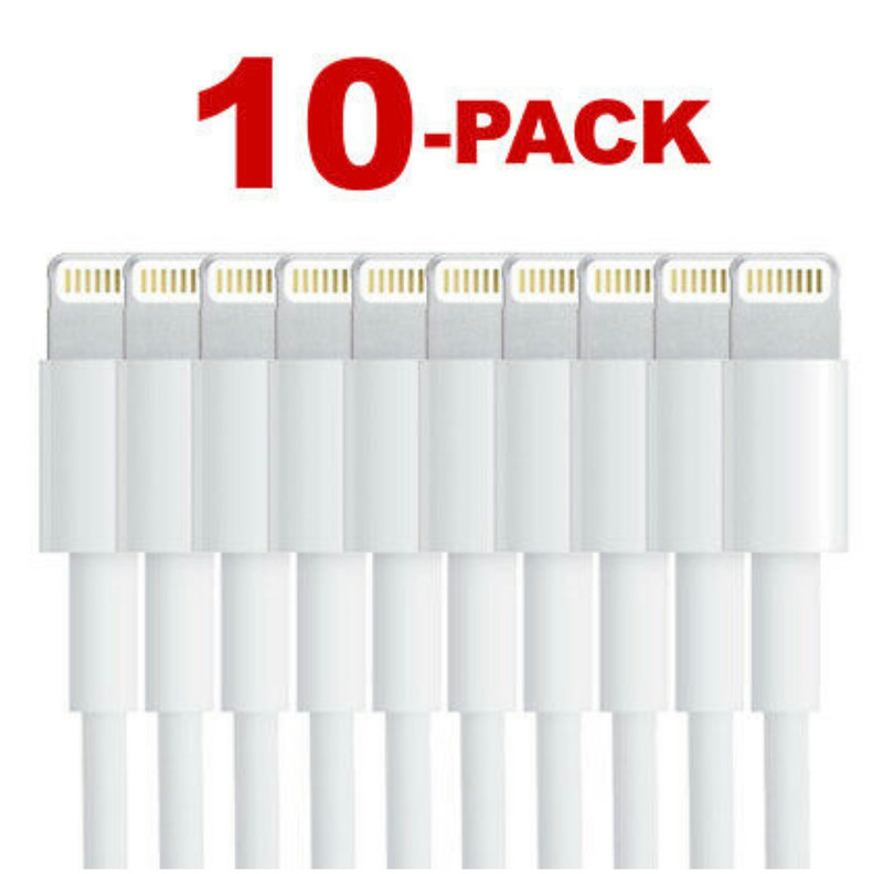 10-Pack 3ft Charging Cable Cord for Apple iPhone12 11 XR X Xs MAX 8 7 6 6S Plus