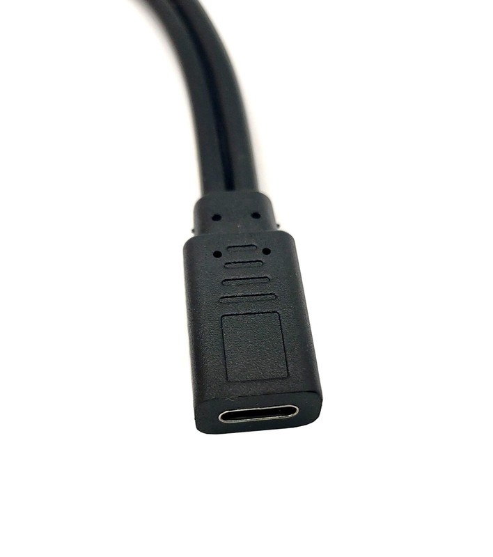 USB C Splitter Charge Cable 1ft, Type C Y Splitter 1 Female to 2 Male for Chargi gallery