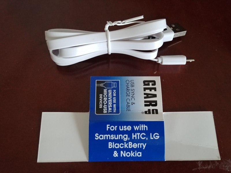 GEAR UP USB Sync & Charge Cable Data 4 Cell Phone Android Samsung Micro Devices