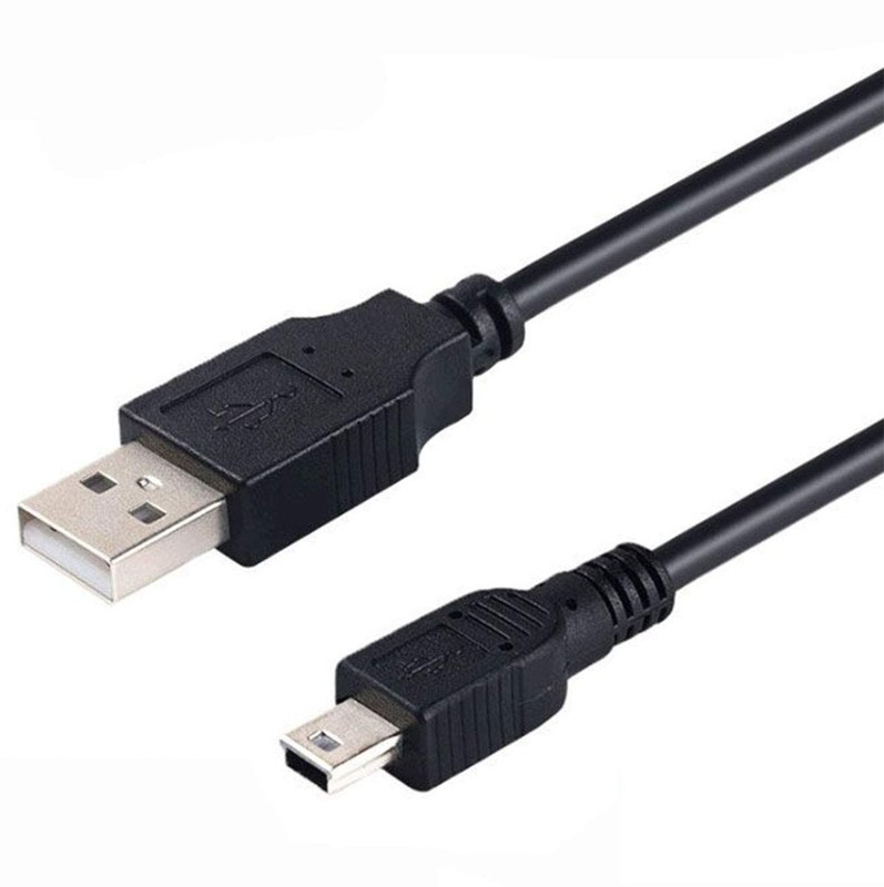 Lightweight 5ft Mini USB Charging Cable for Uniden Scanners - Tangle-Free Design