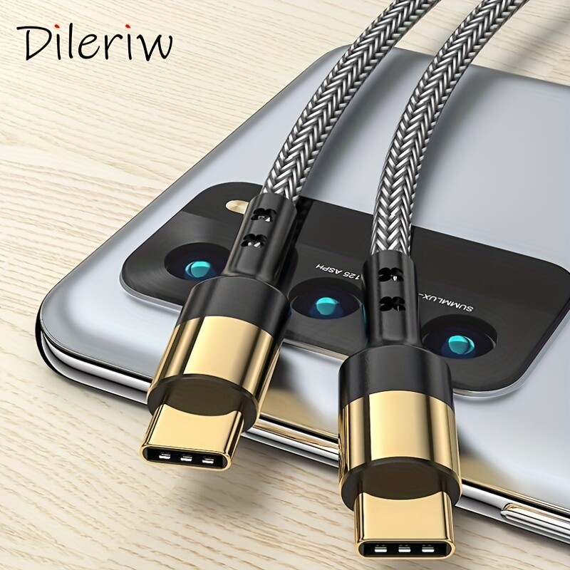 PD60W Fast Charging Data Cable Dual Head TYPE-C 3A Mobile Phone Charging Cable gallery