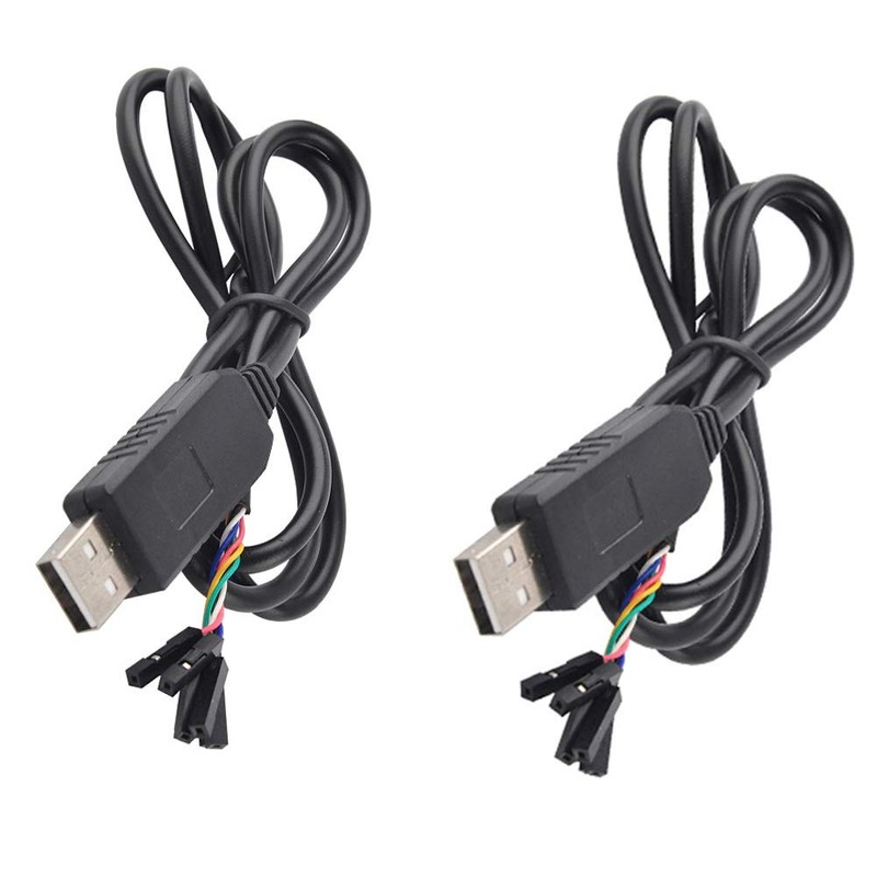 2 PCS 5V USB To TTL Serial Cable Adapter FT232 For Arduino ESP8266 Module