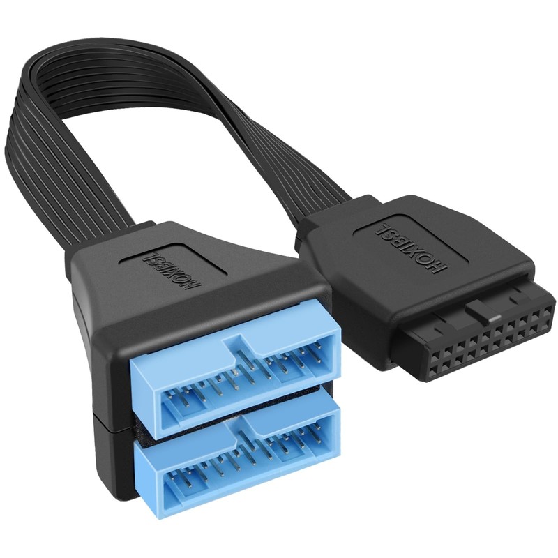 USB 3.0 Header Splitter Extension Cable,Motherboard USB 3.0 Internal hub Spli... gallery