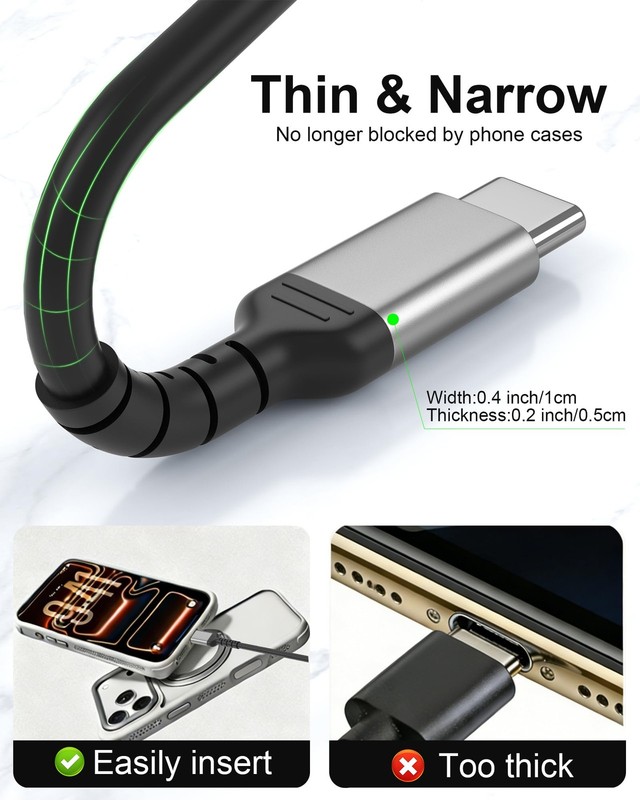 Car Carplay Cable 2Pack 3ft Coiled USB A to USB C Cable for Android Auto CarP... gallery
