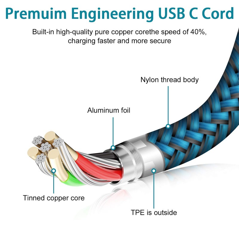 Charger Cord Fast Charging USB Cable Android Charger Cables 6FT 2Pack for Sam... gallery