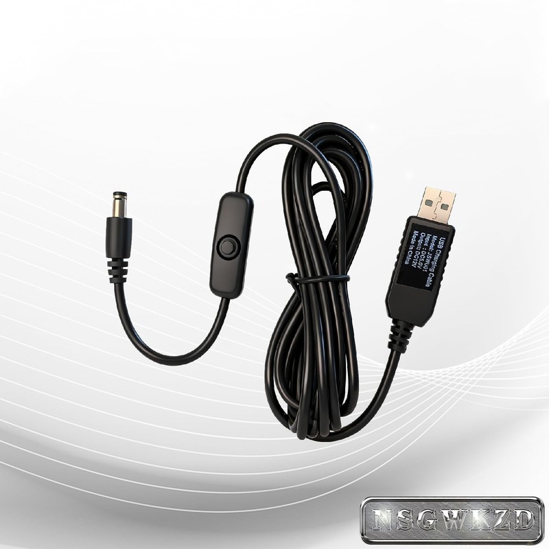 USB 5V to DC 12V Voltage Step Up Converter Boost Cable for Powering Baby Car ... gallery