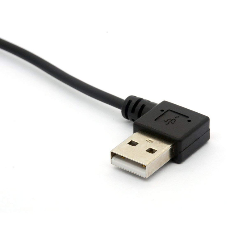 Coiled Mini USB Cable, 90 Degree Spring USB 2.0 to Mini USB Cable Cord, Right An gallery