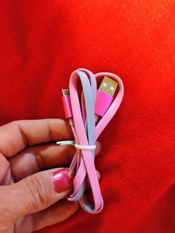 3′ Pink/ Lavender Charging Wire