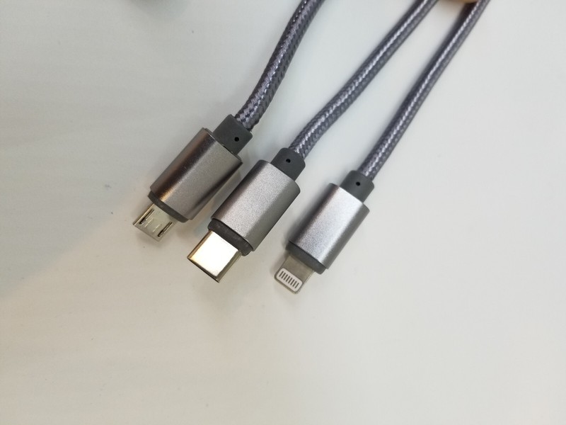 YOCO 4 feet 3in1 Fast Charging Cable for Android, IOS, and Tpe-C gallery